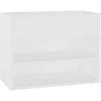 vidaXL Schoenenbank 60x30x45 cm bewerkt hout wit