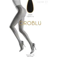 Oroblu Vanite 15 Panty - Kleur Nearly Black - Maat L