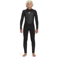 Quiksilver 4/3 Mm Pro Junior Wetsuit Met Lange Mouwen En Rugrits