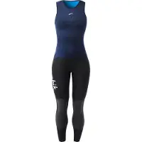 Zhik Long John Microfleece V Skiff 1 Mm Neoprene Sleeveless Wetsuit Zwart L Vrouw