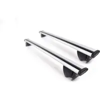 Farad Dakdragers geschikt voor Hyundai IX-35 2010 t/m 2015 gesloten dakrailing - Aluminium - Hoog laadvermogen 100kg - Wingbar Zilver - Merk