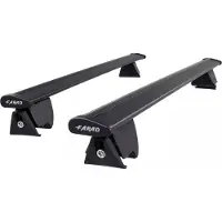 Farad Dakdragers geschikt voor Kia Cee'd 2012 t/m 2018 gesloten dakrailing - Aluminium - Hoog laadvermogen 100kg - Wingbar Zwart - Merk