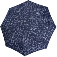 Knirps A.200 medium duomatic 2Dance blauw, Veelkleurig