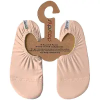 SLIPSTOP waterschoenen zalmroze Jongens Textiel Effen - maat 27/29