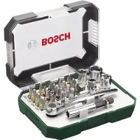 Bosch Accesorios 26-delige schroefbit- en ratelset met kleur codering - 2607017322