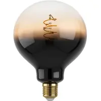 Eglo LED Lamp - E27 - Ø 12,5 cm - G125 - Zandkleur - 1700K - Dimbaar