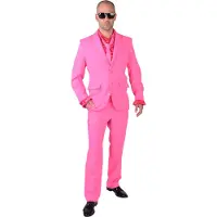 Coppens Magic kostuum pink - 100% Polyester - Foute kleding | Maat Xxl |