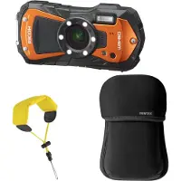 Ricoh WG-80 Orange kit met tas en drijfriem