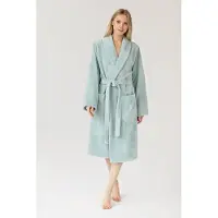 Casilin Teddy Fleece Badjas Sea Green - M