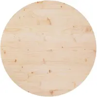 vidaXL Tafelblad Ø80x2,5 cm massief grenenhout