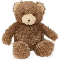 Bunnies By The Bay Cubby de Beer Knuffel - Knuffeldier - Geborduurde details - 35 cm - Bruin