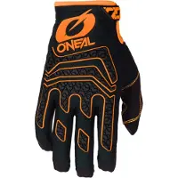 O'Neal Sniper Elite Zwart Oranje Motorcross Handschoenen Maat S