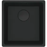 Franke Maris SID 110 50 spoelbak 40x37cm vlakinbouw mat zwart