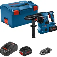 Bosch Professional Gbh 18v-28cf 2x8.0pc Gal1880 L-boxx 238 Boorhamer