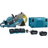 Makita CE002GT202X XGT 2x40 V Max Li-ion Accu Doorslijper Set (2x 5,0Ah) In Doos/Mbox - 355mm