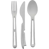 Koziol Bestekset Klikk 22,2 Cm Thermoplast Grijs 3-delig