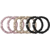 Slip Pure Silk Skinny Scrunchies Multi Haarelastiek 6 st