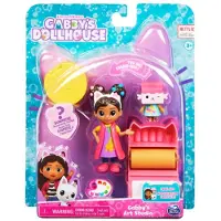 Gabby's Dollhouse Gabbys Puppenhaus Set - 6 Teile - Kunstatelier - - One Size - Puppenzubehör