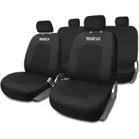 Sparco autostoelhoes set - Zwart