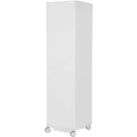 Rocada whiteboard - Skincube - 55x55x200cm - wit - met 4 zijden - verrijdbare pilaar - RO-6874S4