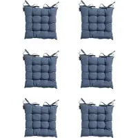 Madison - Zitkussen - Universeel - 6 stk. - 46x46 cm - Safier - Tuin
