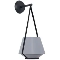 Forestier Design wandlamp Carrie XS, dimbaar, alu / grijs / zink, Woon-/ Eetkamer, Textiel / Stof / Zijde, Design, Wandlamp design