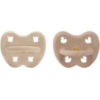 Hevea Schnuller - 3-36 Mt. - 2er-Pack - Naturgummi - Milchig Whi - - One Size - Schnuller