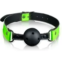 Ouch! Glow in the Dark Ball Gag - Met Gaten