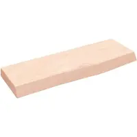 vidaXL Wandschap 60x20x4 cm onbehandeld massief eikenhout