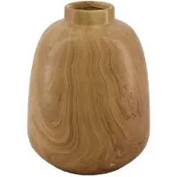 Naturel Collections Vaas Keramiek Ø13,5x17,5cm Naturel Bruin bruin Keramiek Naturel Collections Vaas