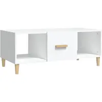 vidaXL Salontafel 102x50x40 cm bewerkt hout wit