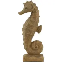 Massamarkt Zeepaardje polystone 17x6x3cm