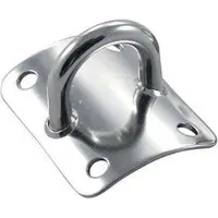 BREG Mastplaat gebogen voor mast met diam. 60-70mm