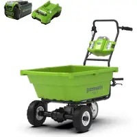 Greenworks G40GC accu kruiwagen