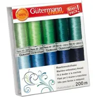 Gütermann borduurgarenset 10st, col.3