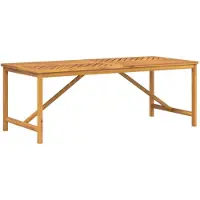 vidaXL Tuintafel 200x90x74 cm massief acaciahout