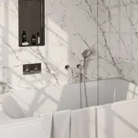 Brauer Edition Inbouw Badthermostaat - Drukknoppen - Baduitloop - 3-standen Handdouche - Chroom - Kranen, Badkranen, Inbouw Badkranen - 8720724512857