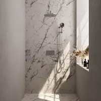 Brauer Edition Inbouw Doucheset - Ronde Handdouche - 30cm Hoofdouche - Rechte Wandarm - Glijstang - Chroom - Messing - Kranen, Douchekranen, - Kranen, Douchekranen, Douchesets, Inbouw douchesets