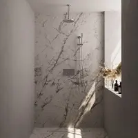 Brauer Edition Inbouw Doucheset - Staafhanddouche - 20cm Hoofdouche - Plafondbuis - Glijstang - Chroom - Messing - Kranen, Douchekranen, Douchesets, - Kranen, Douchekranen, Douchesets, Inbouw