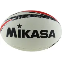 MIKASA - Rugbybal - RNB7 - Rugby - Unisex - Synthetisch - IRB Approved - Wit/Rood/Zwart - Official Size