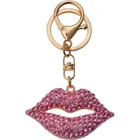 Juleeze Sleutelhanger Mond Roze Metaal