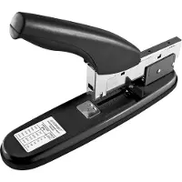 Q-CONNECT blokhechter, inlegdiepte 70 mm, zwart 12 stuks