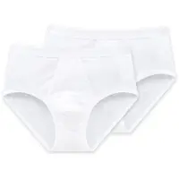 Schiesser Original Feinripp Sport-slip 2-pack wit 3XL Heren