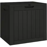 vidaXL Tuinbox 55,5x43x53 cm polypropeen zwart