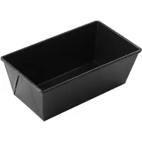 Florina Likoris bakvorm / cakevorm met antiaanbaklaag - Bakblik - Broodbakvorm - Taartvorm - 21 x 11 x 7 cm zwart
