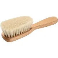 Babyono Babyborstel Hout - Babyverzorging - Haarborstel - Borstel met natuurlijke haren