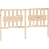 vidaXL Hoofdbord 155,5x4x100 cm massief grenenhout