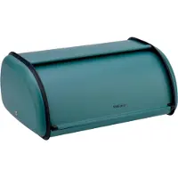 King Hoff 1755 - Kleine Broodtrommel - RVS - Groen - Retro - 36x24x15 cm