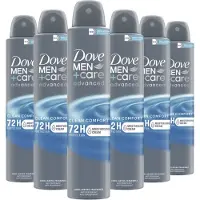 Dove Men+Care Advanced Clean Comfort anti-transpirant deodorant spray - 6 x 200 ml