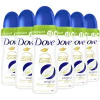 Dove - Anti-Transpirant Deodorant Spray - Advanced Care - Original - 6 x 100 ml - Voordeelverpakking